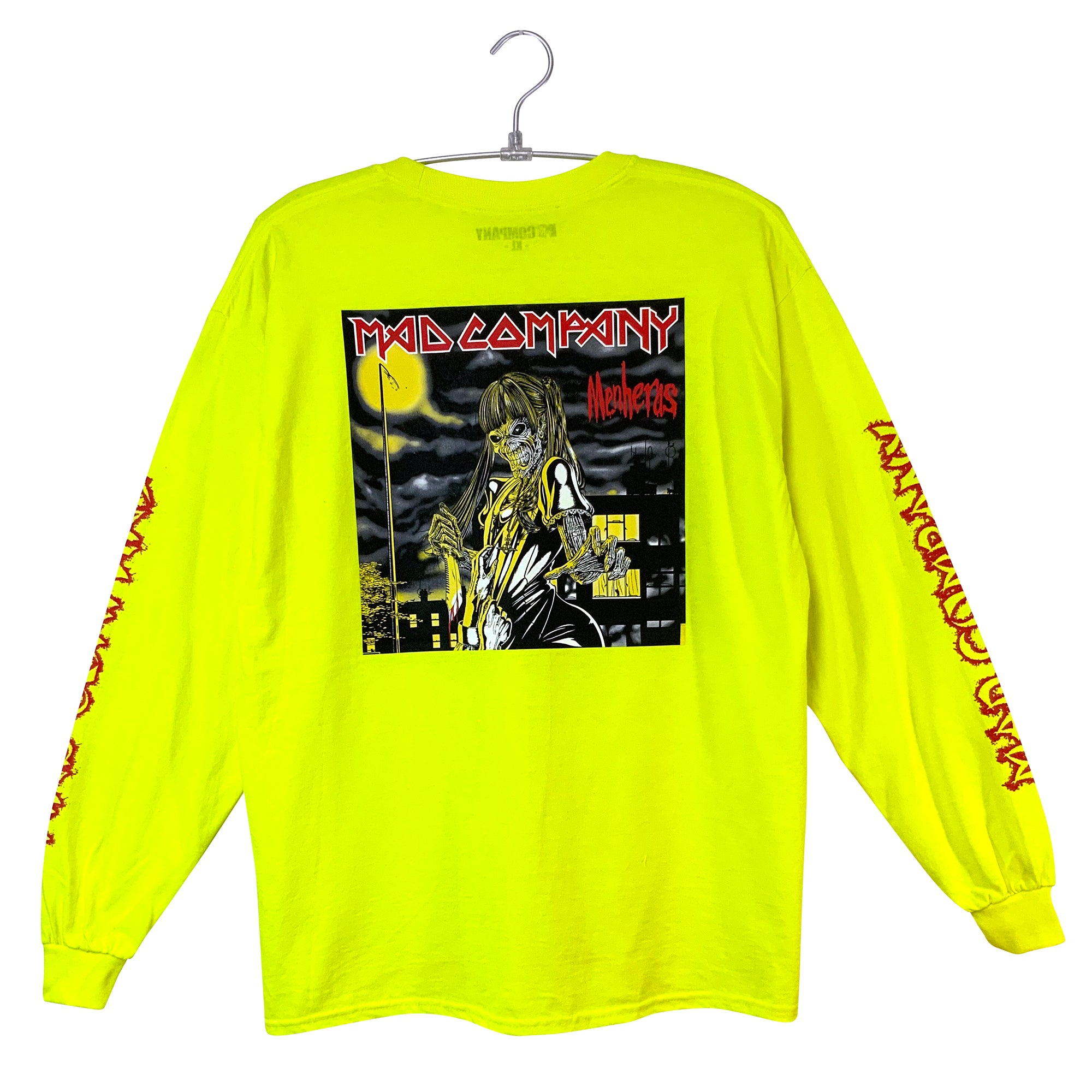 メンヘラメイデンロンTEE【蛍光イエロー】 – MAD COMPANY