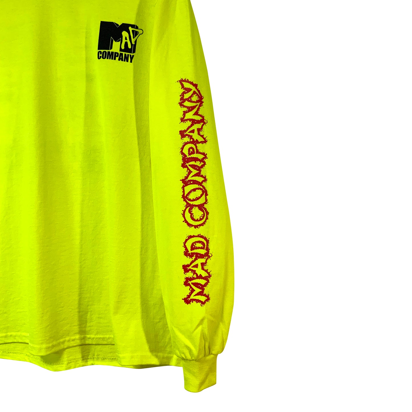 メンヘラメイデンロンTEE【蛍光イエロー】