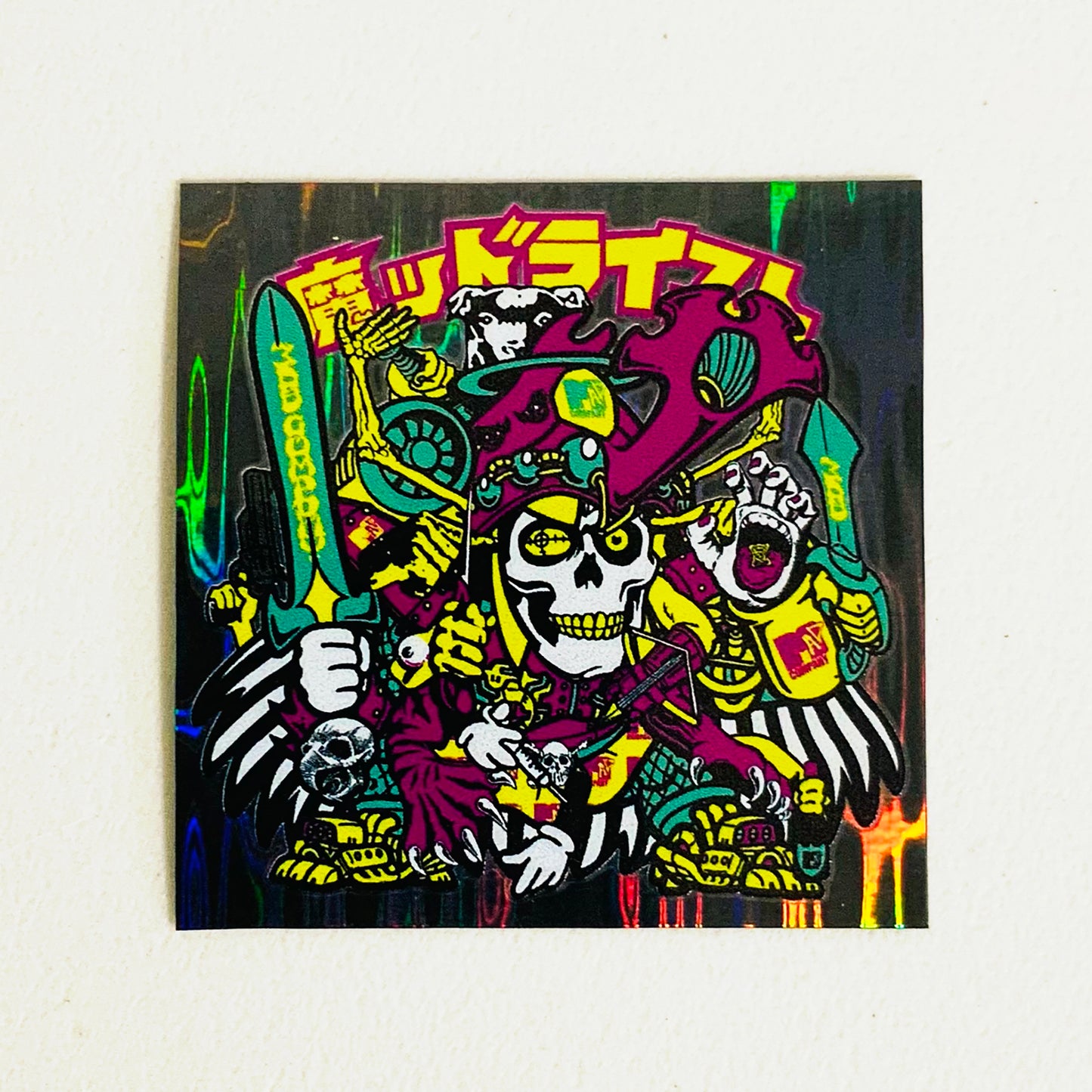 魔ッドライストホログラムステッカー