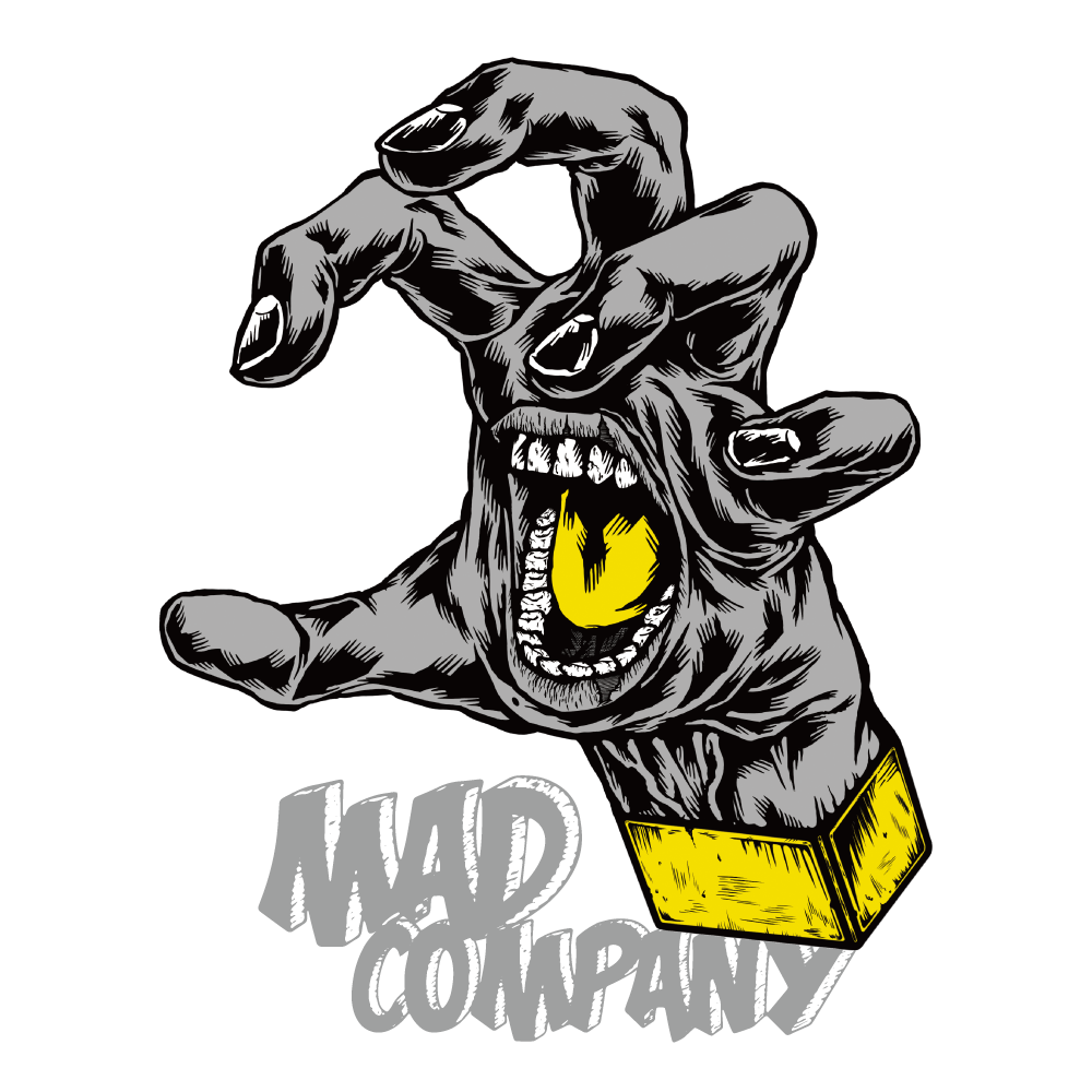 MADハンド 蓄光ステッカー6枚セット (QRコード付き) – MAD COMPANY