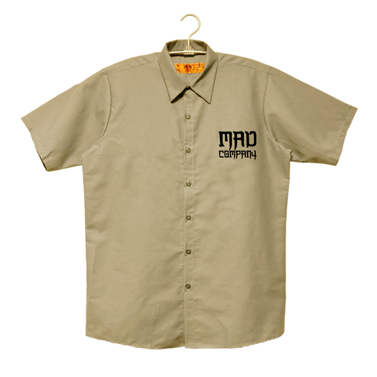 MADロゴ シルキーシャツ