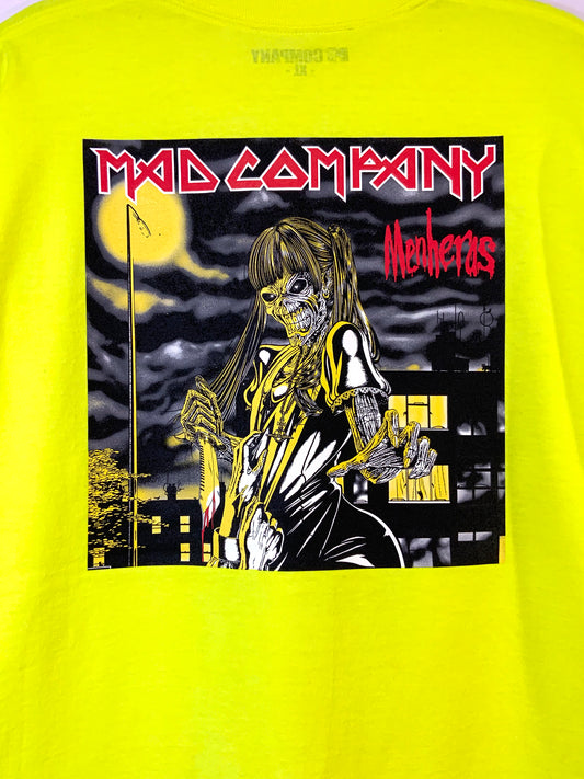 メンヘラメイデンロンTEE【蛍光イエロー】