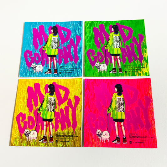 お散歩ガールデカホログラムステッカー