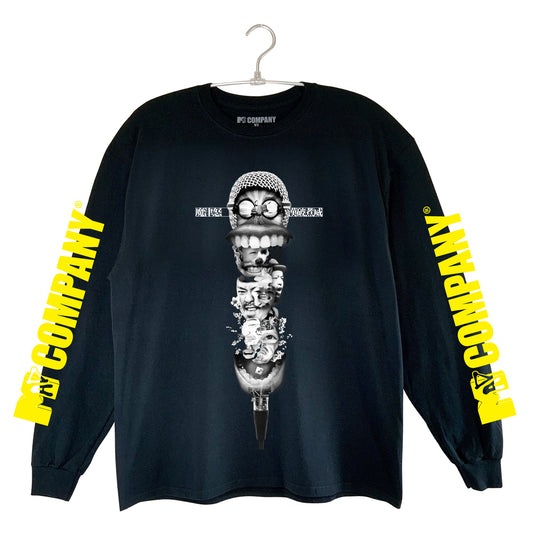 MC てっちゃんロンTEE【ブラック】