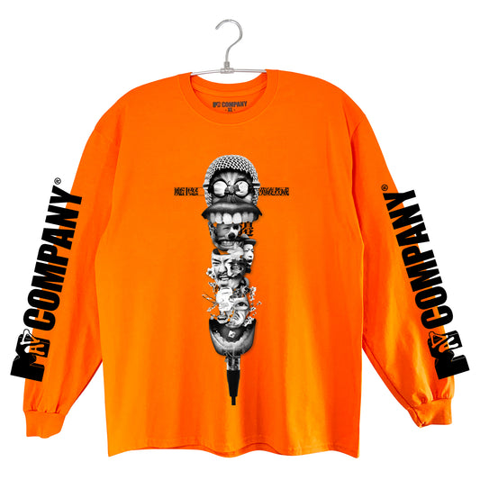 MC てっちゃんロンTEE【オレンジ】